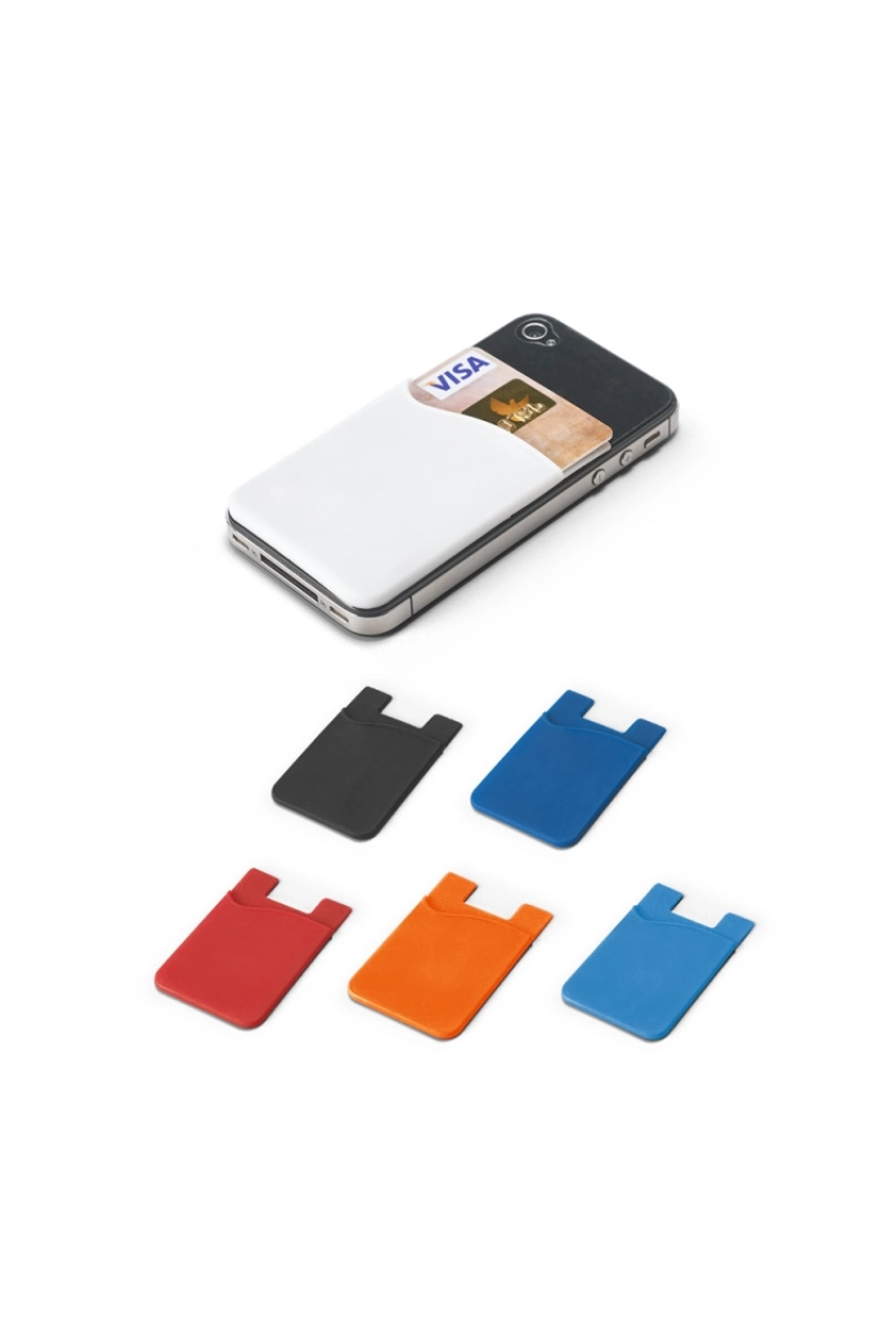 SHELLEY. Porte-cartes en silicone pour smartphone