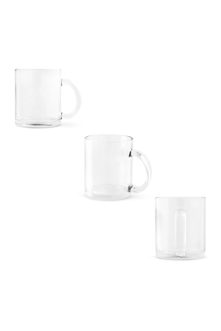 CARMO. Mug en verre 350ml pour sublimation