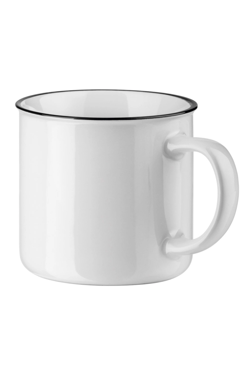 VERNON WHITE. Mug en céramique 360 ​​ml