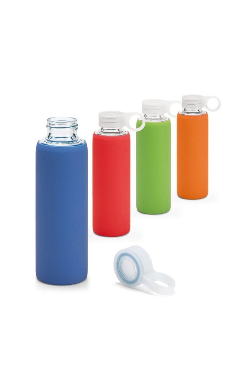 DHABI. Bouteille de sport en verre borosilicate 380 ml