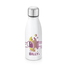 BILLY. Bouteille en aluminium 500mL avec bouchon en acier inox à sublimation