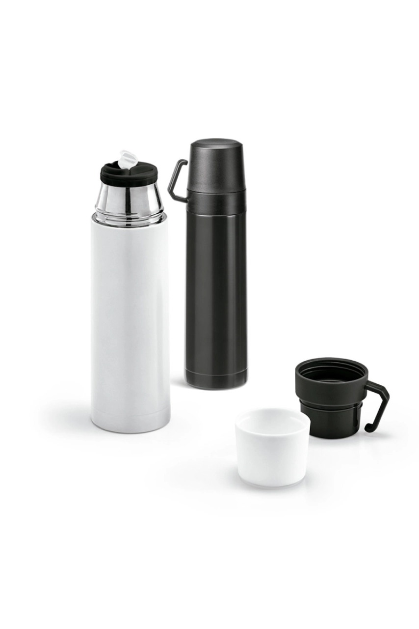 SAFE. Thermos 490mL en acier inox et PP