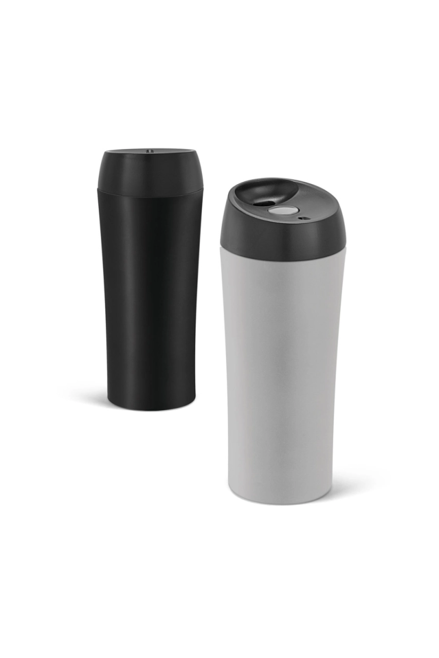 MONARDA. Mug de voyage 470mL en acier inox et PP