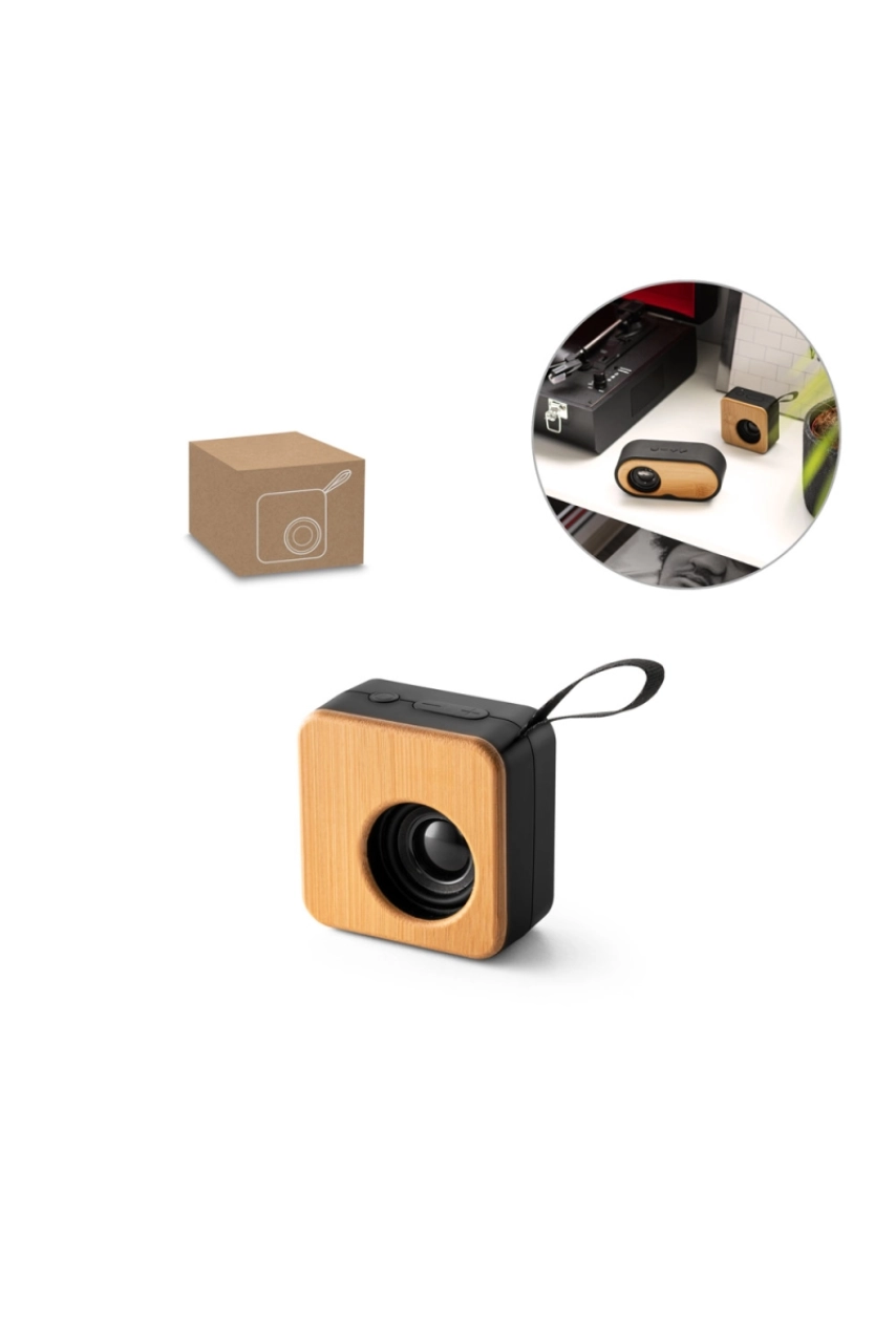 MAYER. Enceinte portable en 25% rABS et bambou