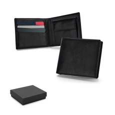 AFFLECK. Porte-cartes en cuir avec blocage RFID