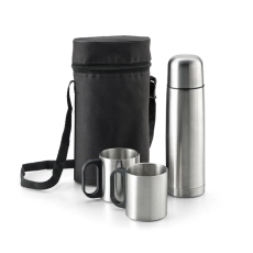 DURANT. Ensemble thermos et mug en acier inoxydable