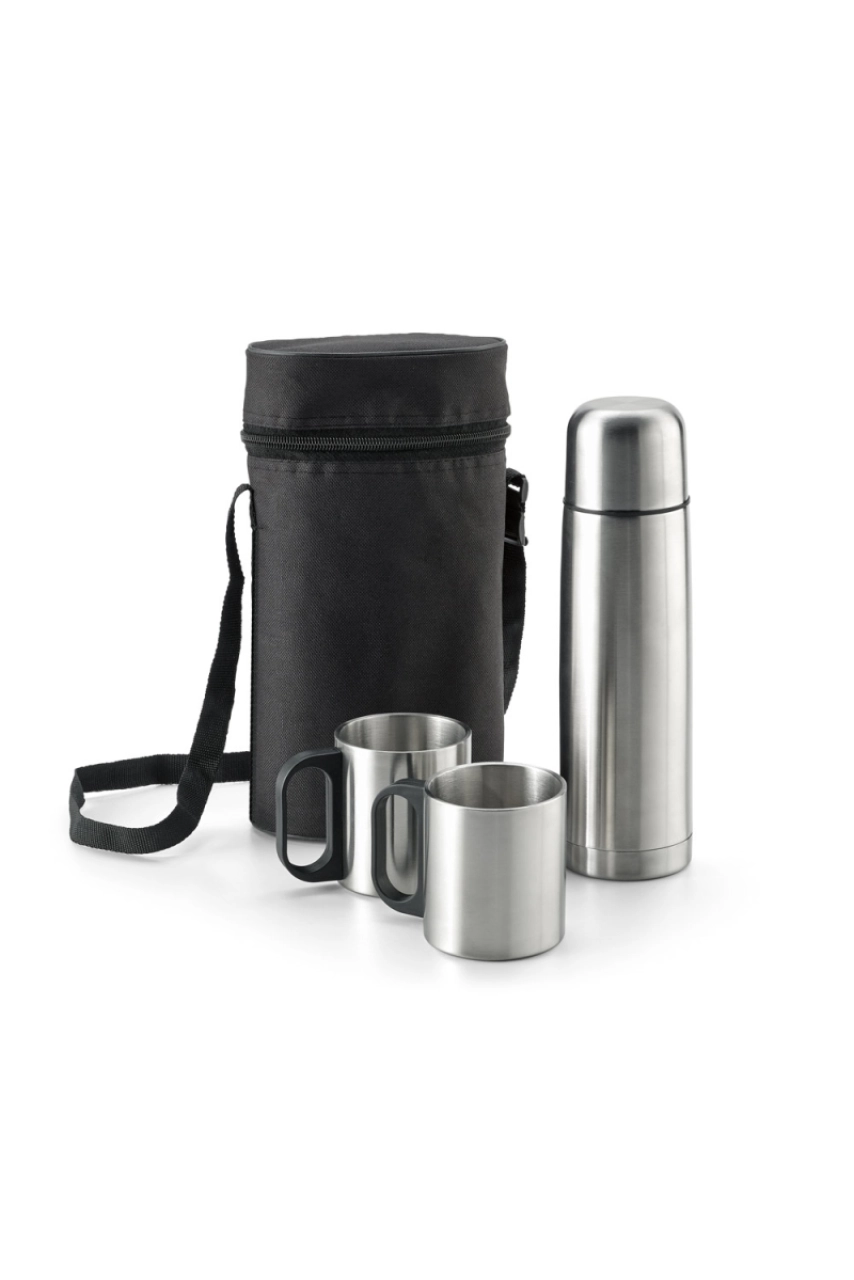 DURANT. Ensemble thermos et mug en acier inoxydable