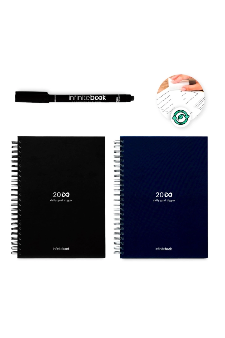 STARTER KIT INFINITE PLANNER A5. Le set comprend un 