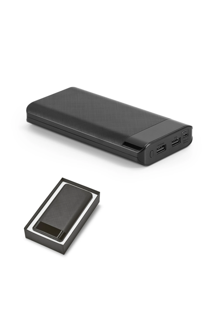 RAMAN. Batterie nomade de 16 000 mAh avec écran ABS