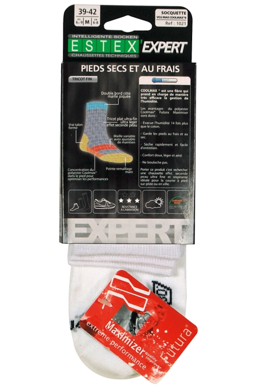 Lot de 2 paires de socquettes VO2 Coolmax