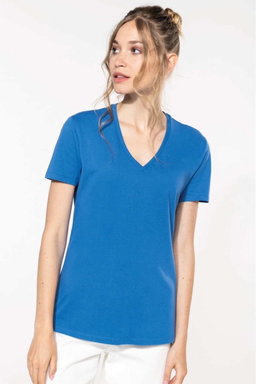 T-shirt BIO150IC col V femme