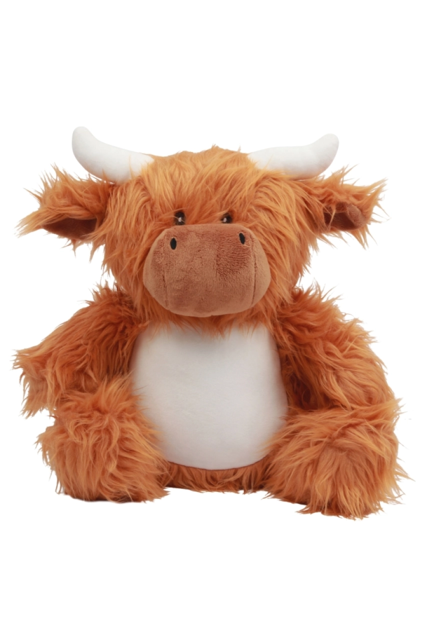 Peluche zippée vache