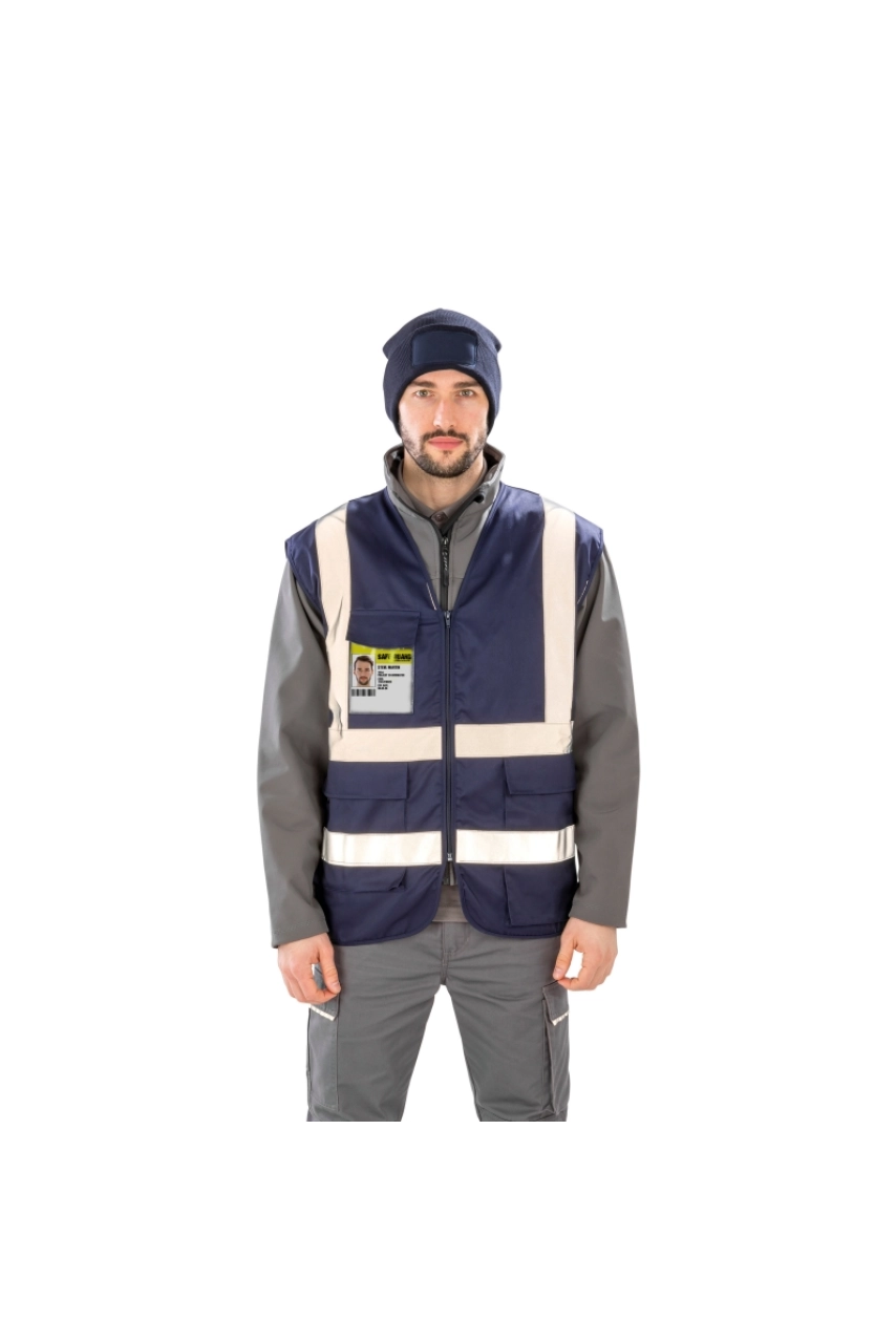 Gilet de sécurité zippé