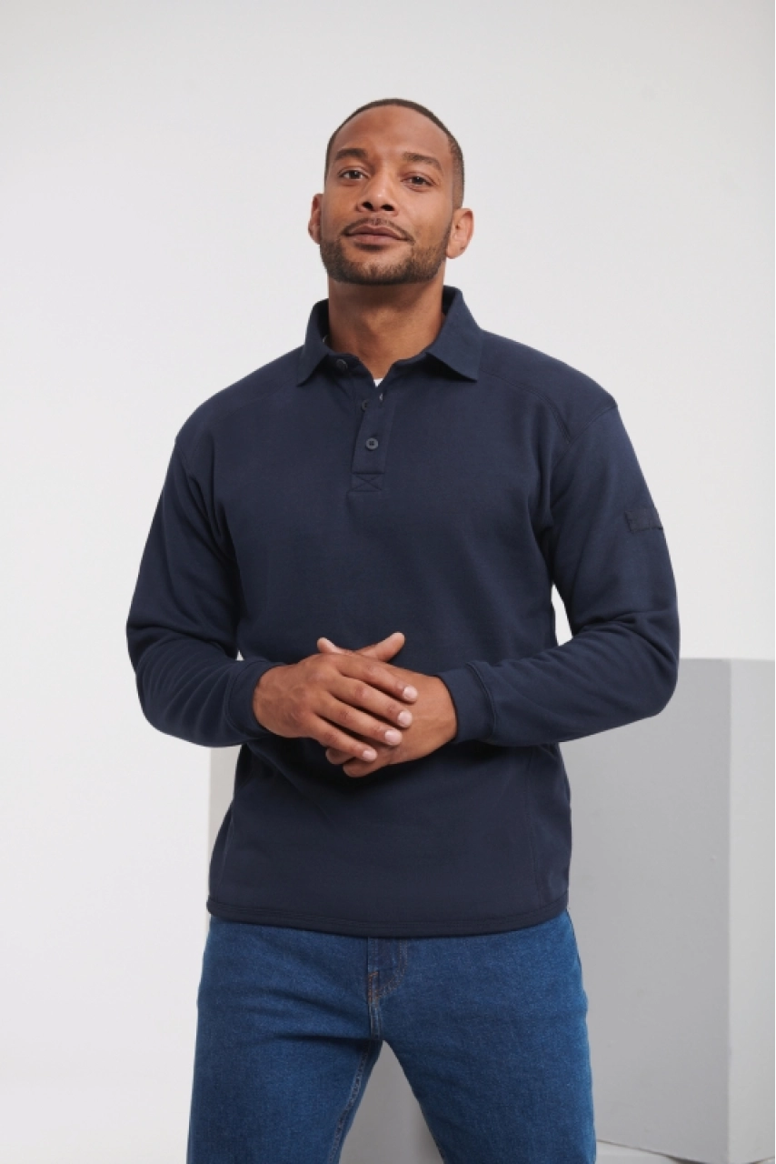 Sweat-shirt Heavy Duty col polo