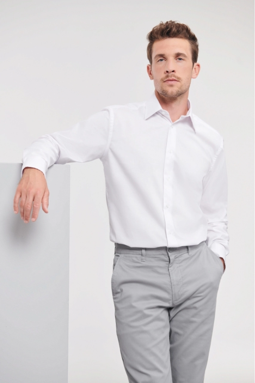 Chemise homme Oxford manches longues