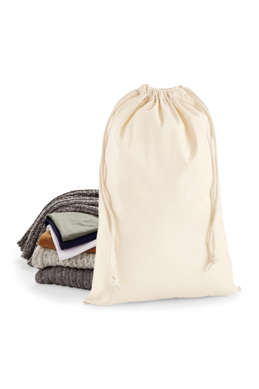 Sac cordelette en coton premium