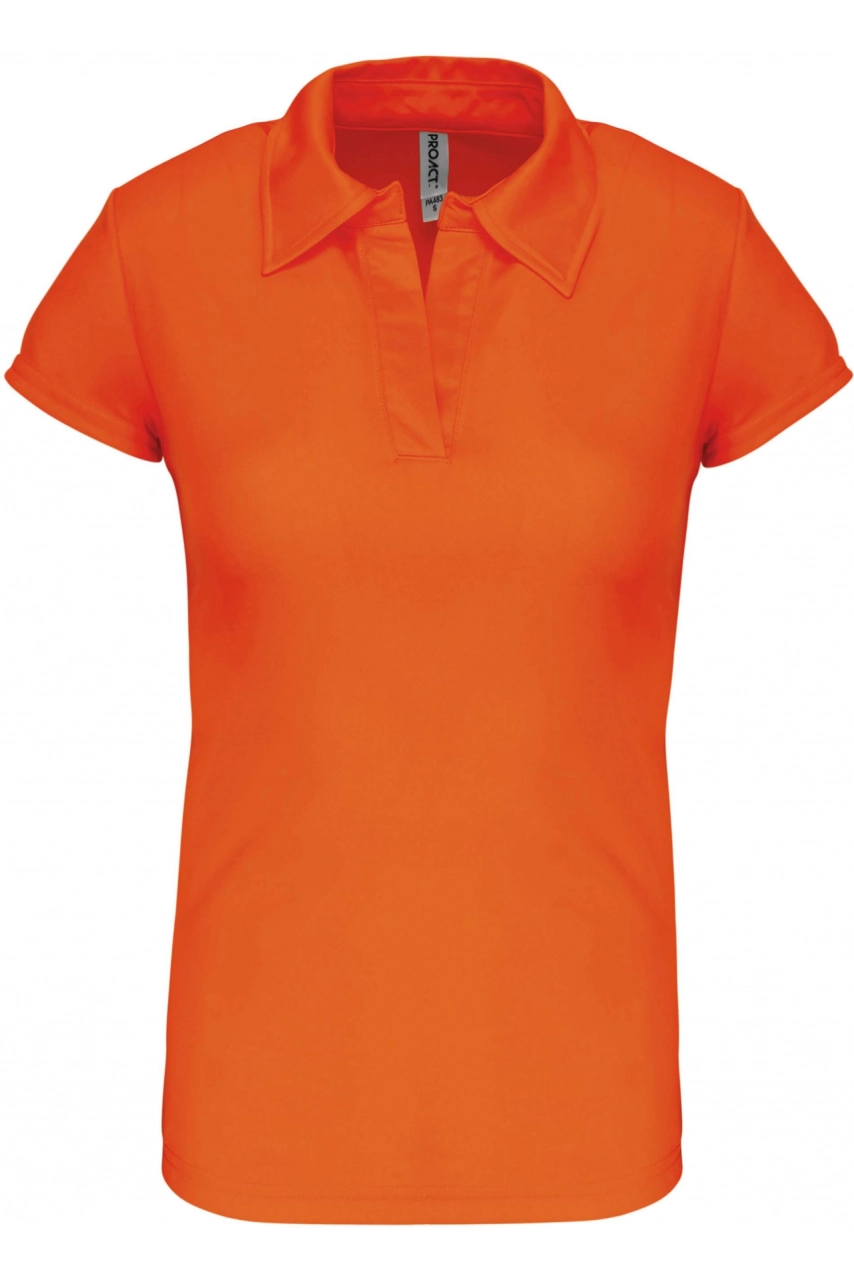 Polo sport manches courtes femme