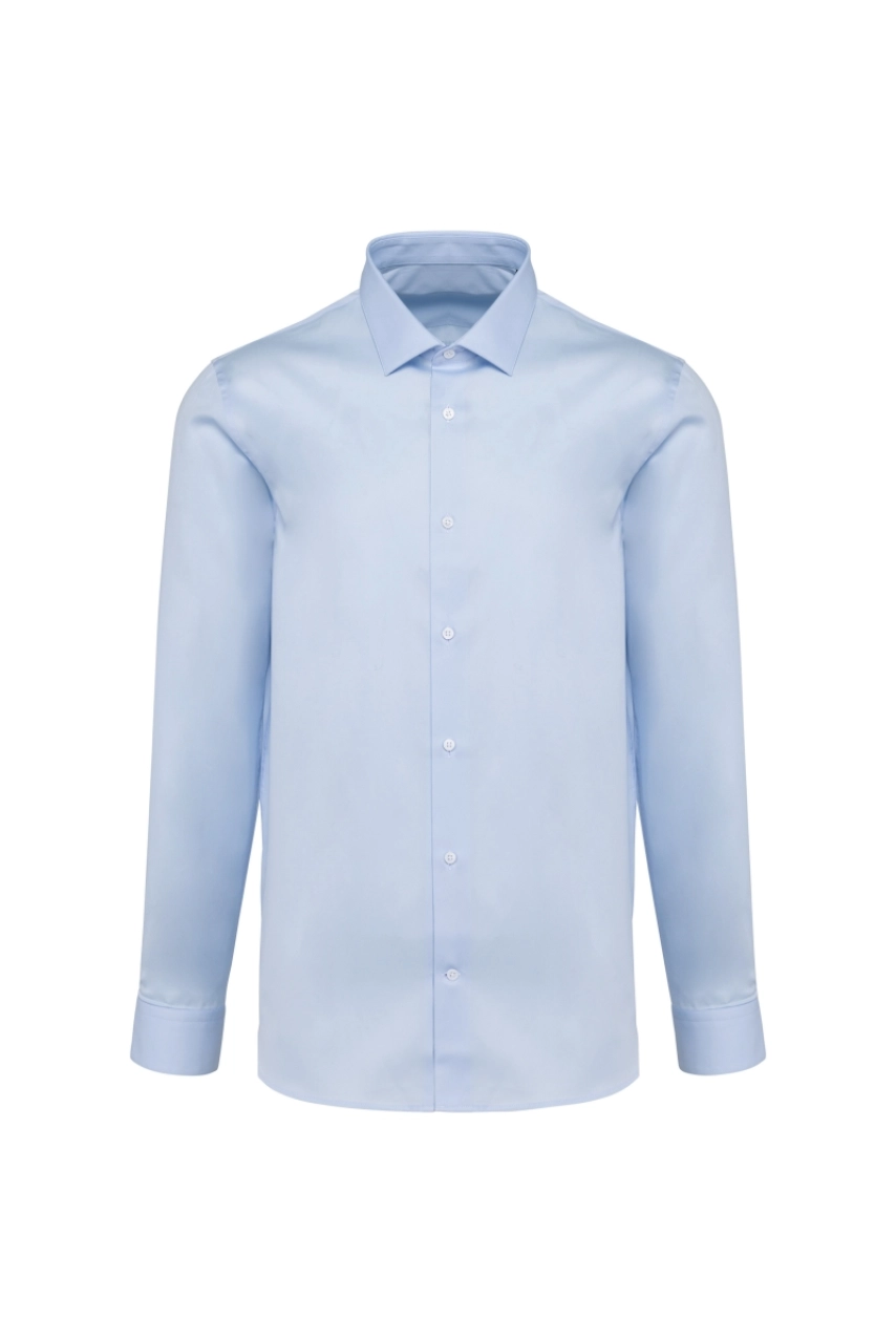 Chemise popeline manches longues homme